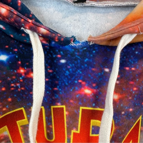 Futurama City All Over Print Hoodie Made in USA Size L 🔥 - Picture 10 of 10